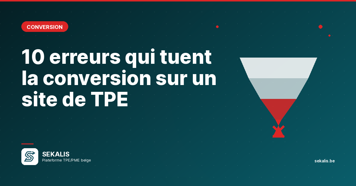 10 erreurs qui tuent la conversion sur un site de TPE
