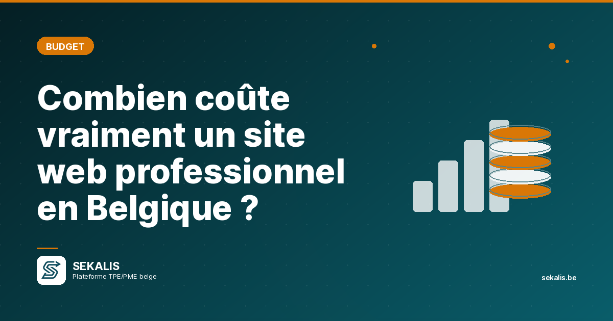 Combien coûte vraiment un site web professionnel en Belgique ?