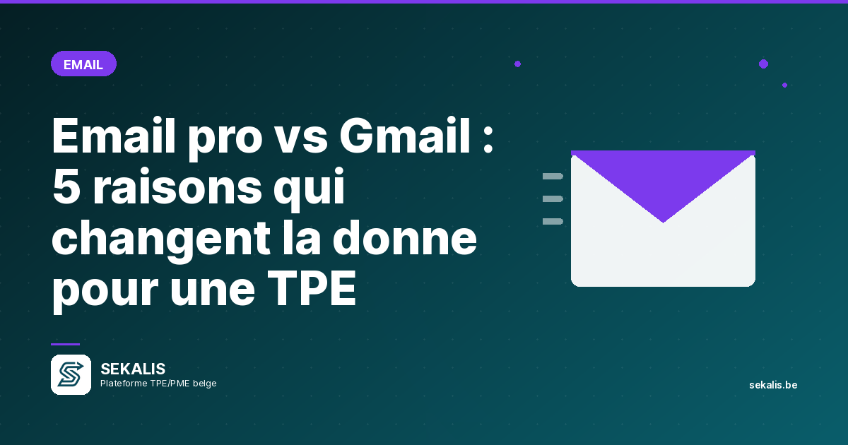 Email pro vs Gmail : 5 raisons qui changent la donne pour une TPE